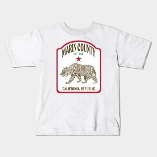 Marin County Ca Communities Kids T-Shirt